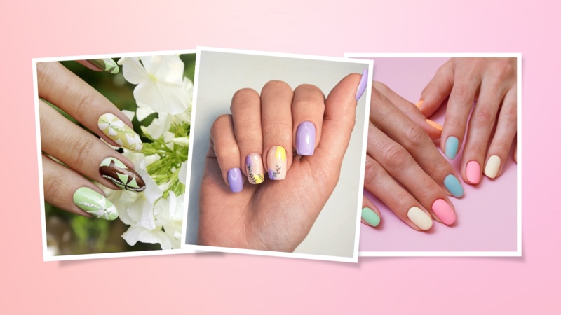 Mismatched Fruit Art: Popular Summer Nails for a Playful Garden Look